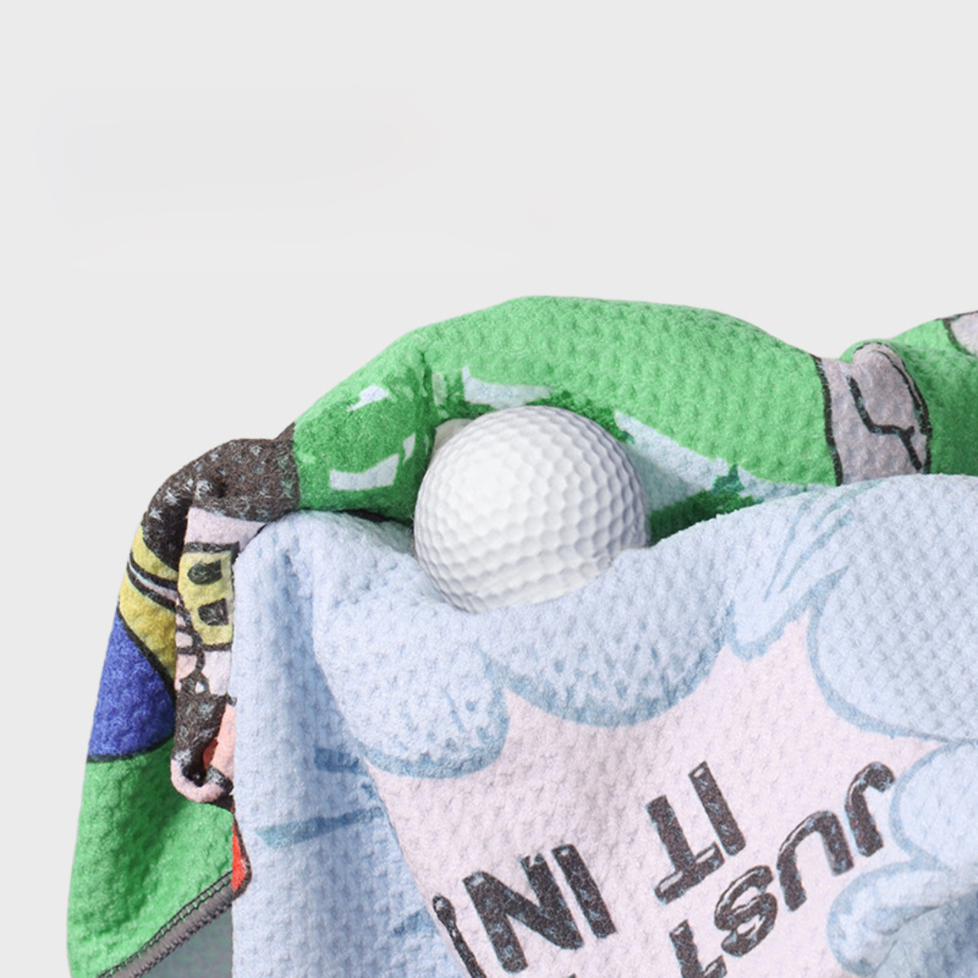 Custom Golf Towel with Carabiner Clip3