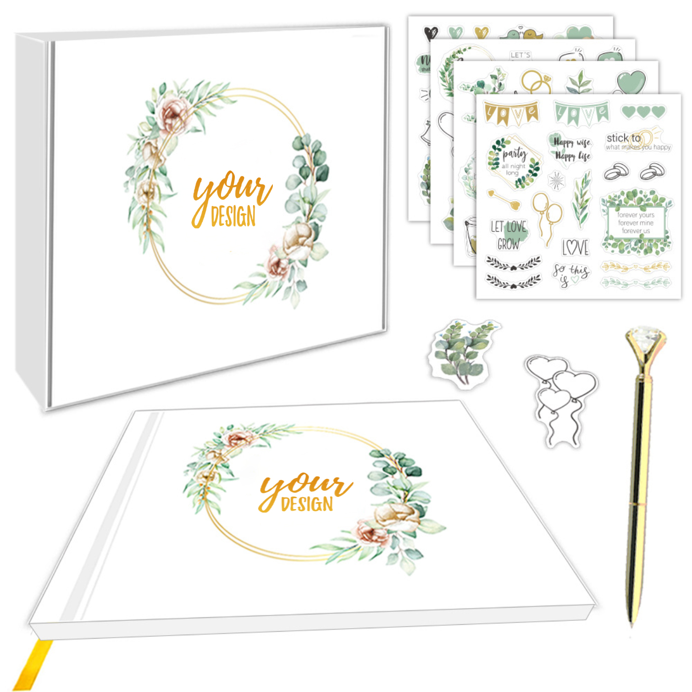 Wedding Guest Book And Sign Set2