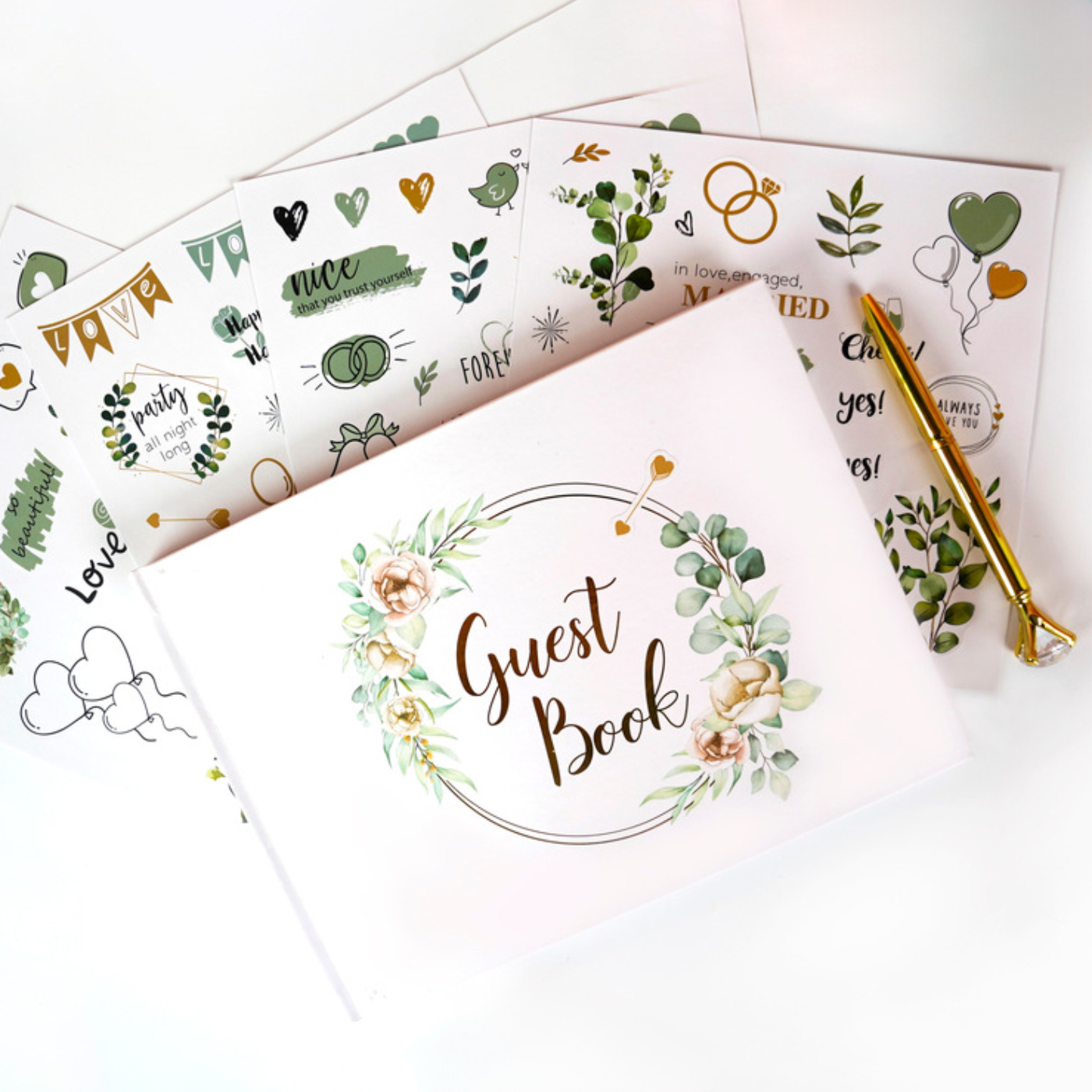 Wedding Guest Book And Sign Set3