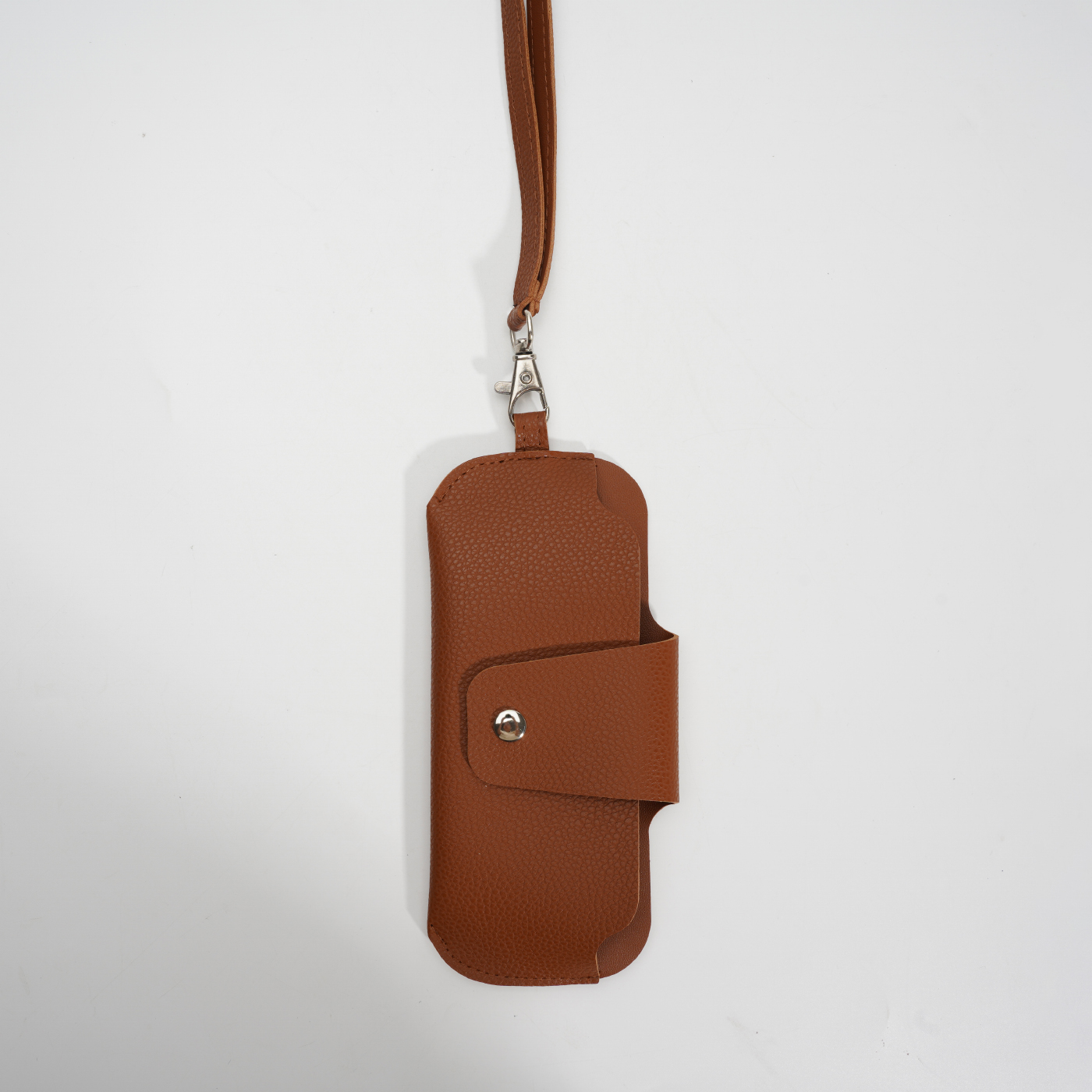 Portable PVC Leather Glasses Pouch with Strap3