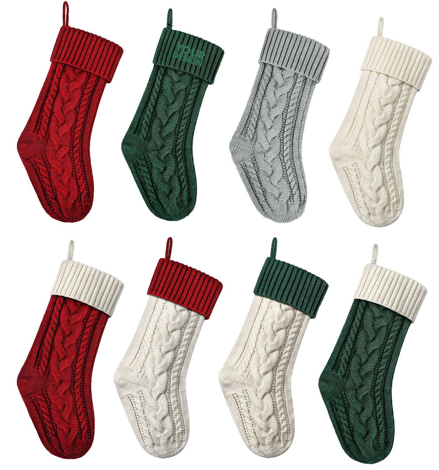 Knitted Christmas Stockings