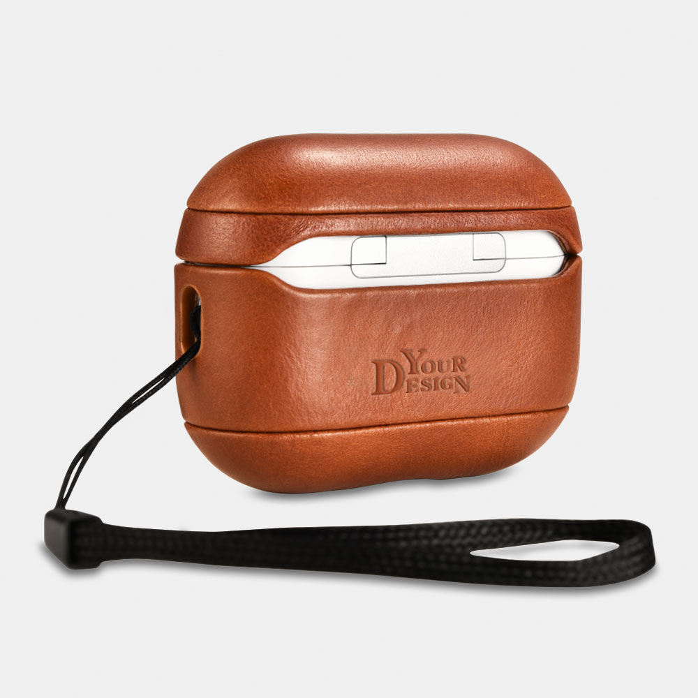 Personalized Leather Ear Pod Case1