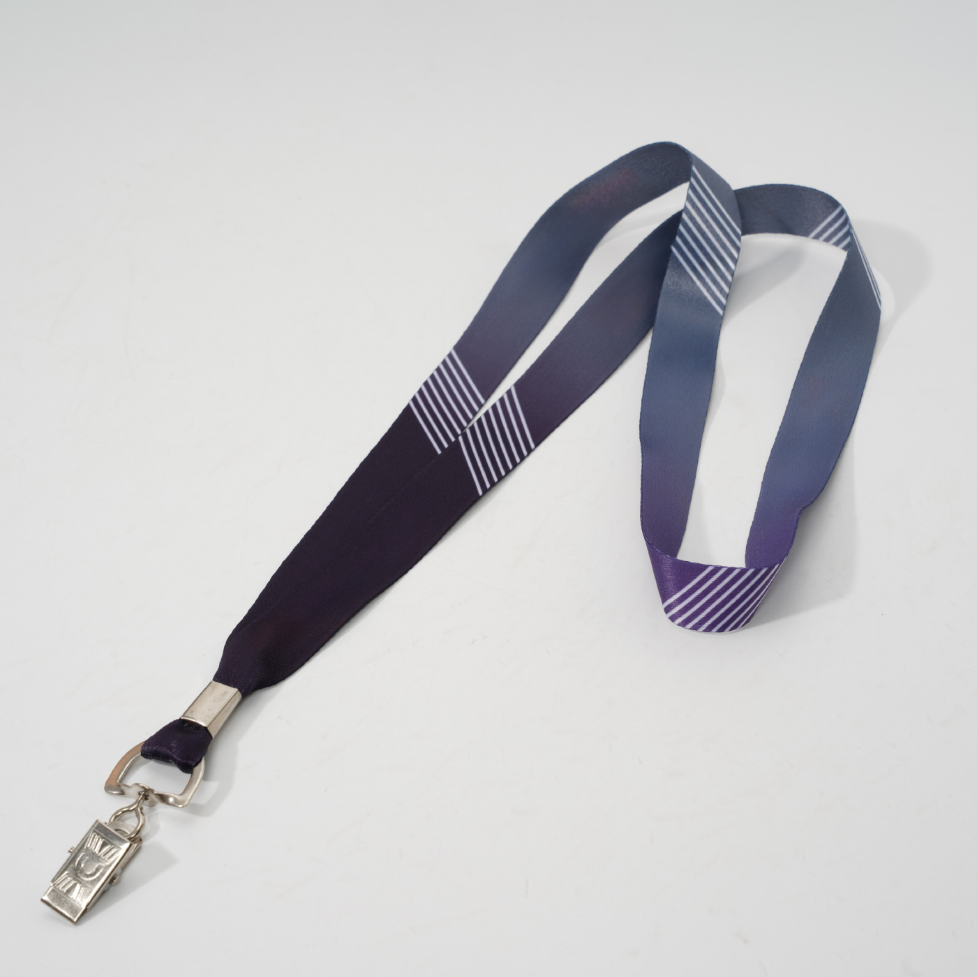 Custom Badge Holder Lanyard With Bulldog Clip2