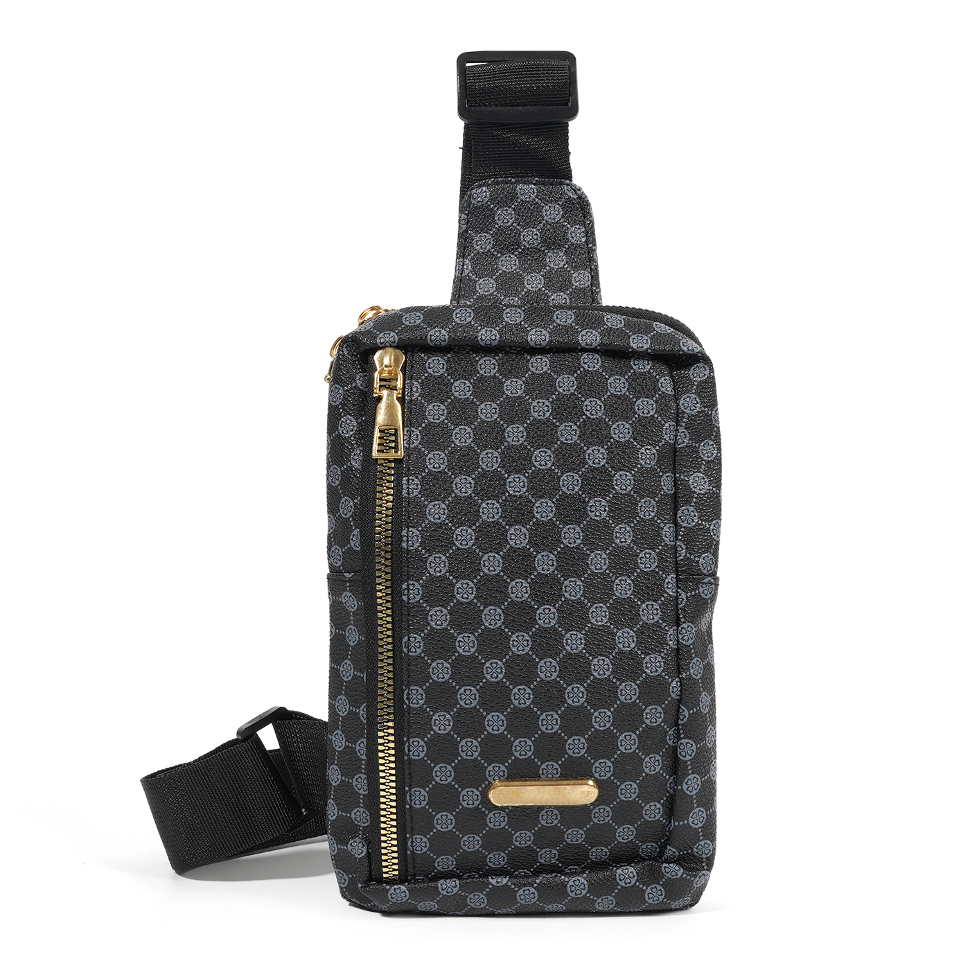 Waterproof PU Leather Chest Bag1