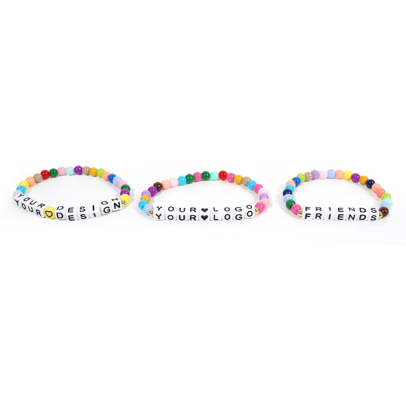 Colorful Clay Bead Bracelets5