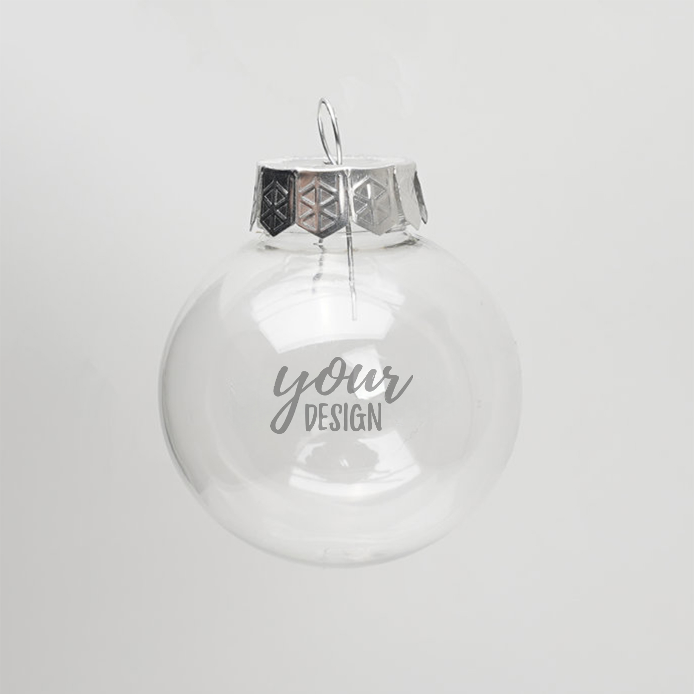 Custom Clear Christmas Ornament Ball1