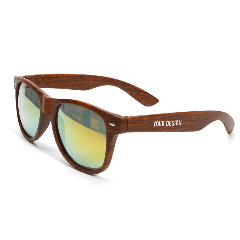 Custom Wood Grain PC Sunglasses