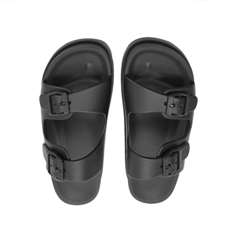 Logo Double Buckle Slippers