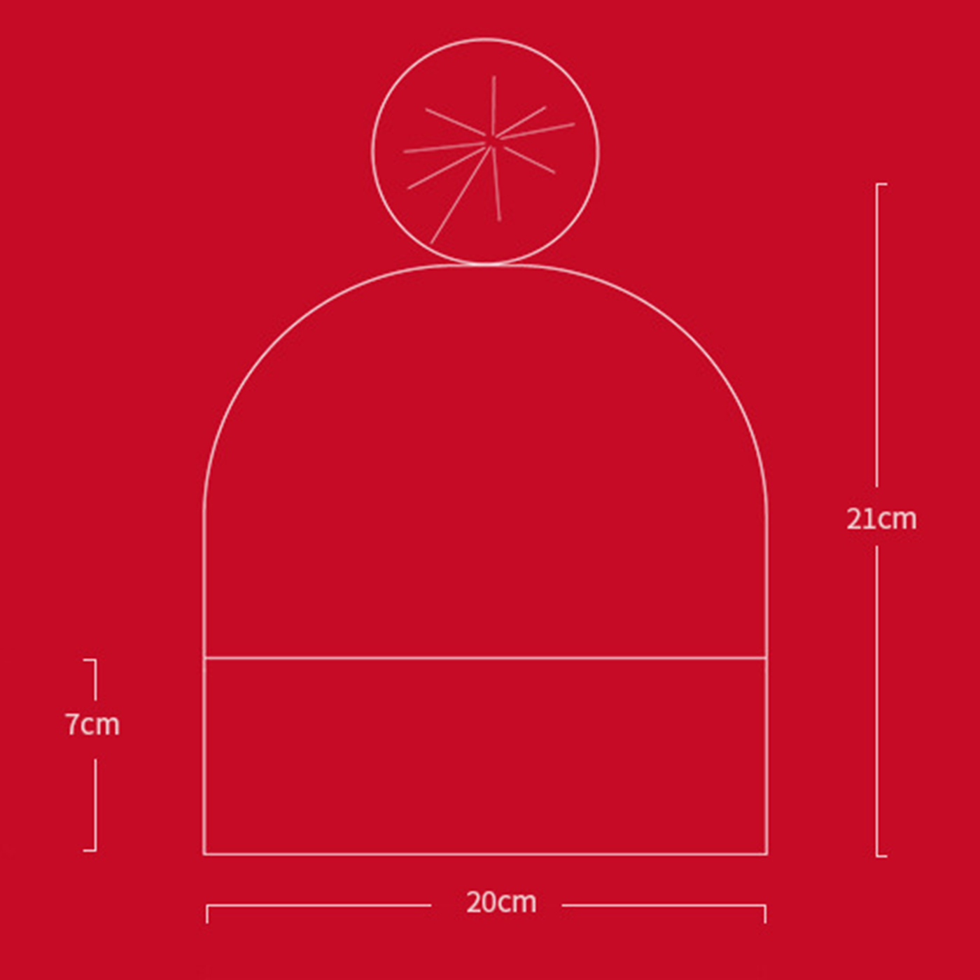 Custom Christmas Beanie With Light3