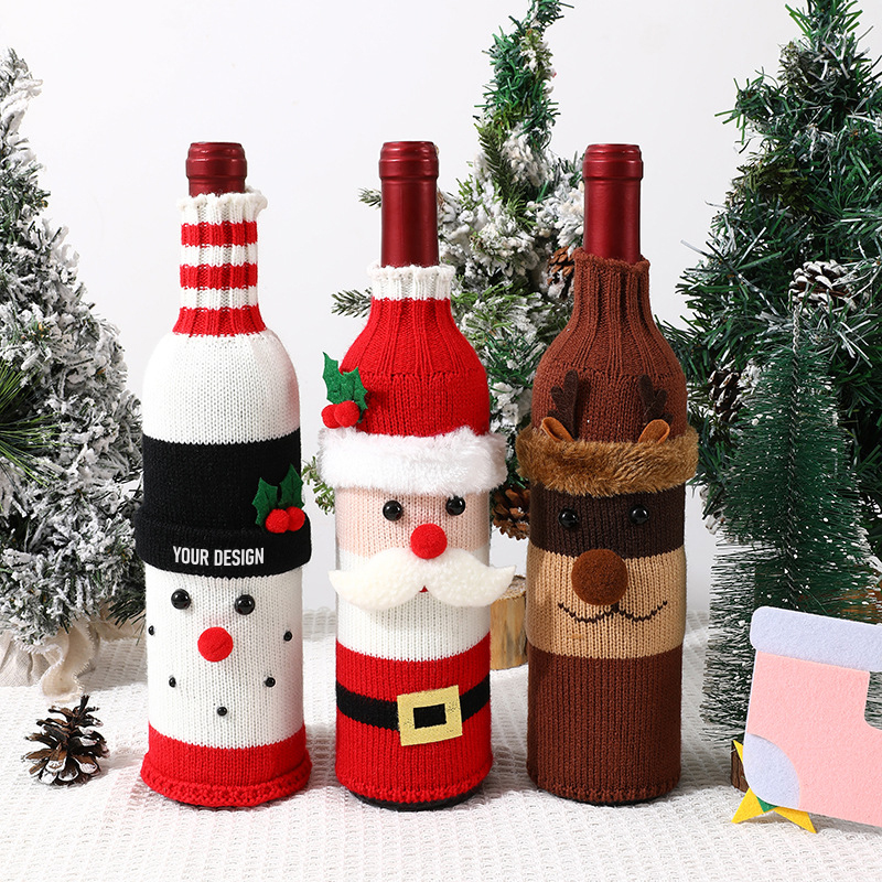 Knit Wine Bottle Sleeve1