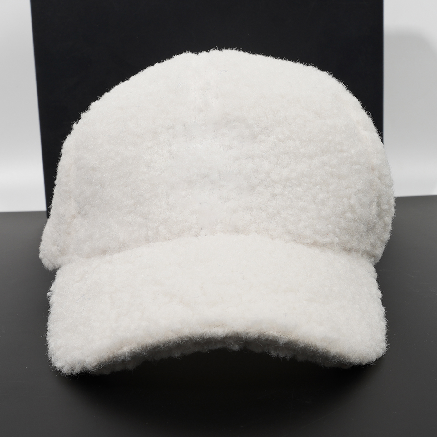 Lamb Wool Winter Baseball Cap4
