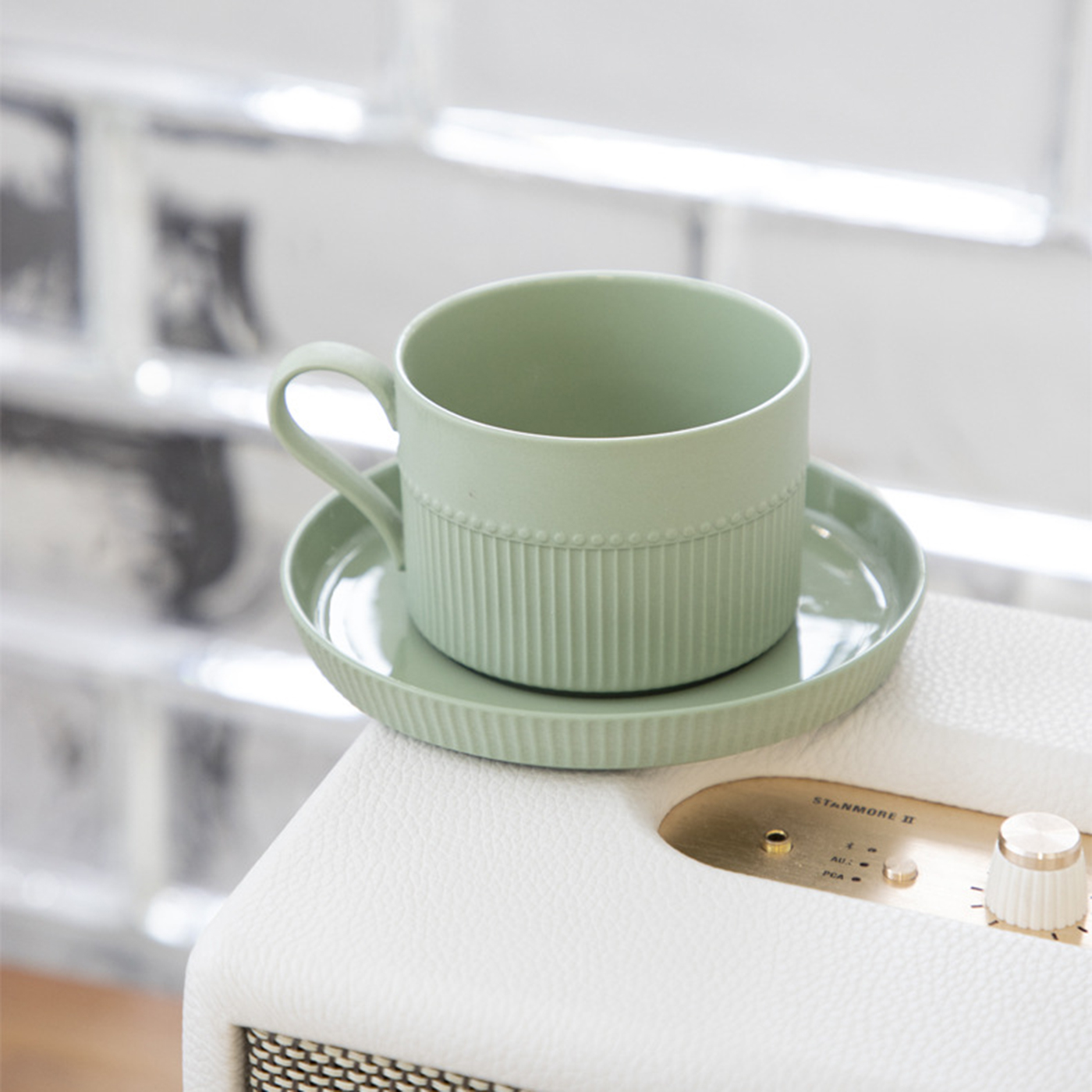 Ceramic Coffee Cup Saucer 1