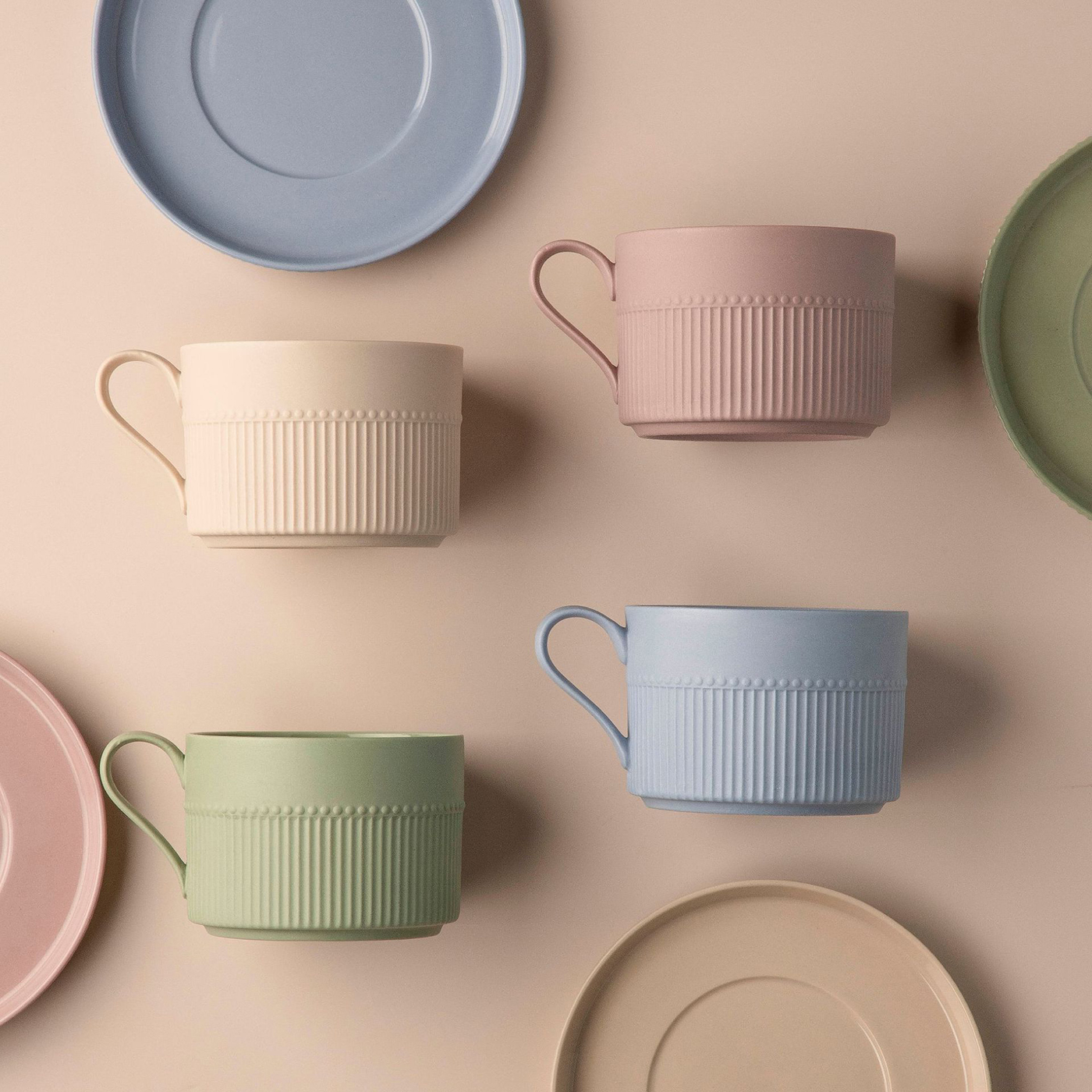 Ceramic Coffee Cup Saucer 2