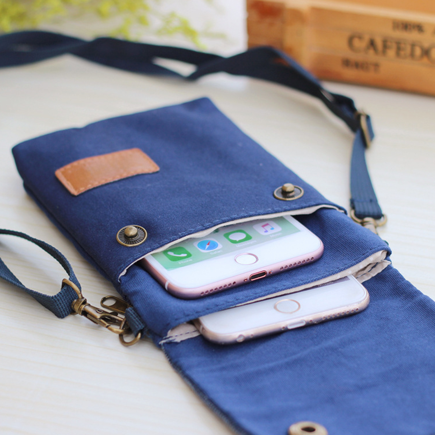 Canvas Crossbody Cell Phone Purse3