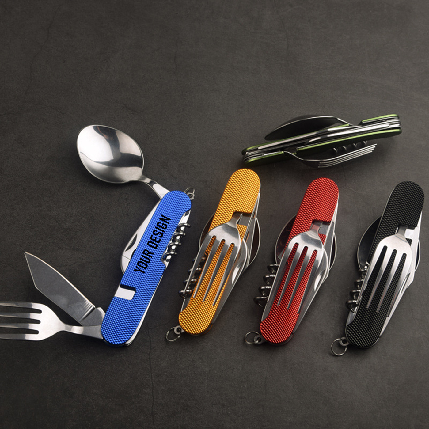Multi-Function Camping Utensil Flatware Set2