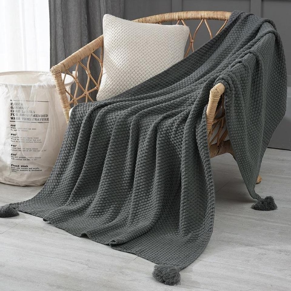 Knitted Throw Blanket2