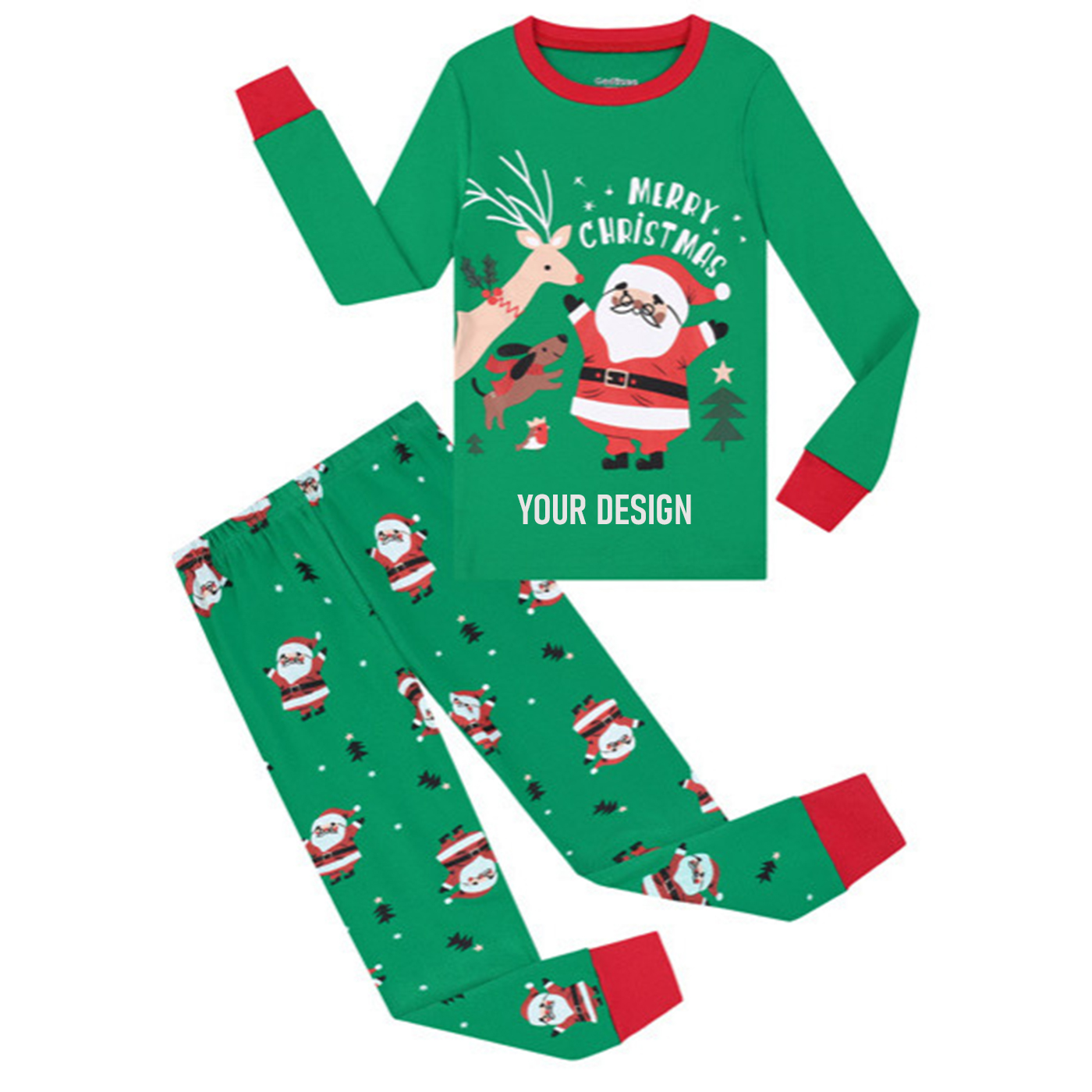 Polyester Pajamas Set2