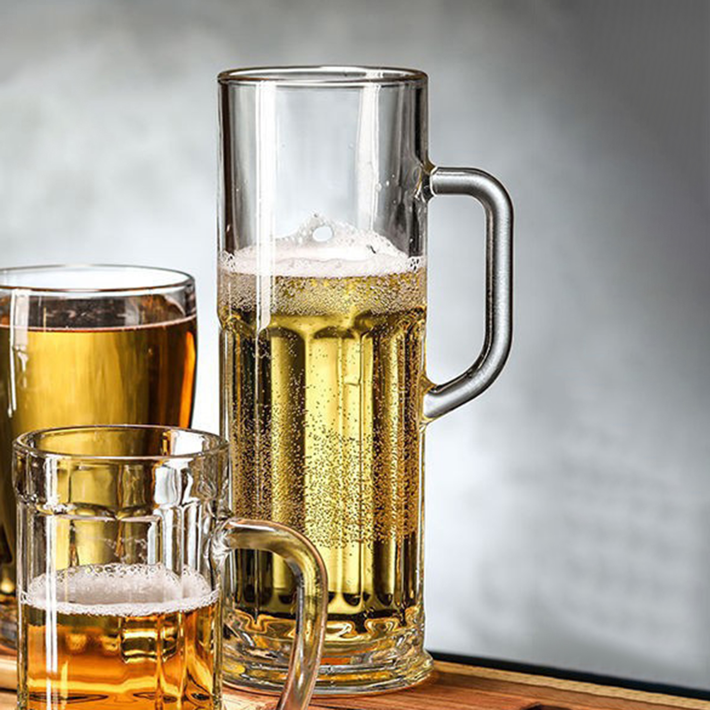 Custom Glass Beer Mug2