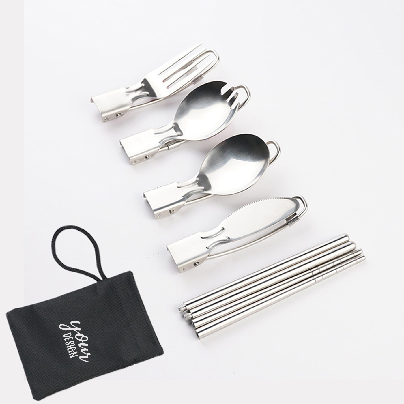 5 PCS Camping Cutlery Set