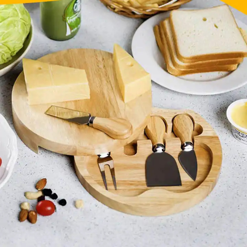 Wood Charcuterie Board Set2