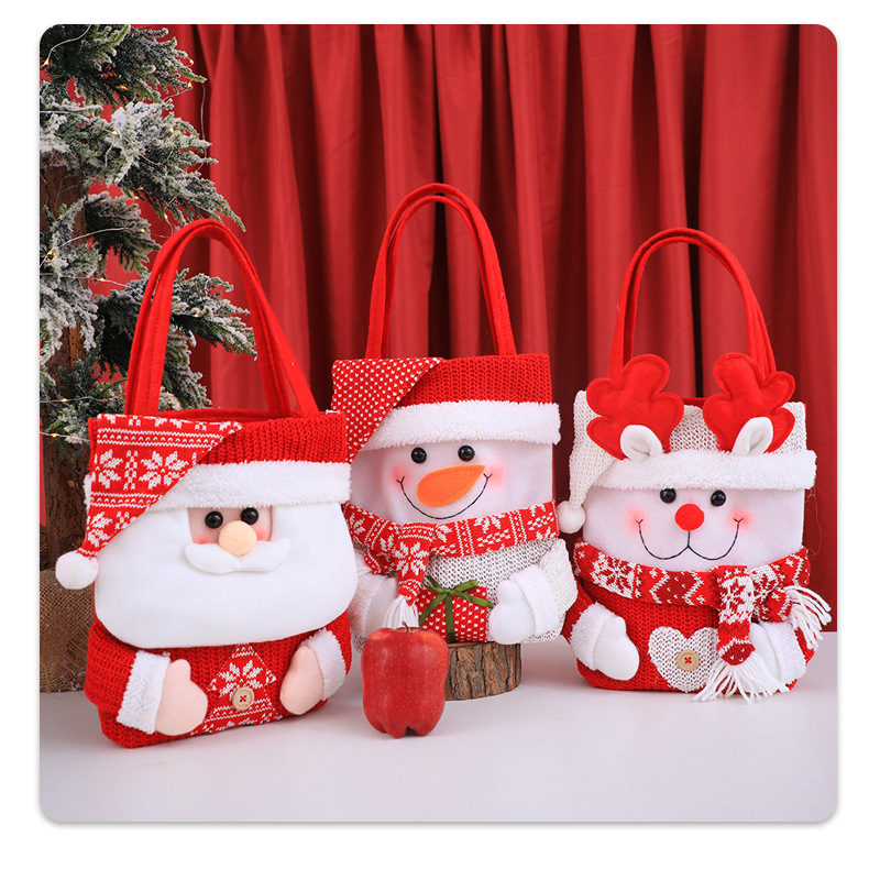 Christmas Knitted Gift Bag 2