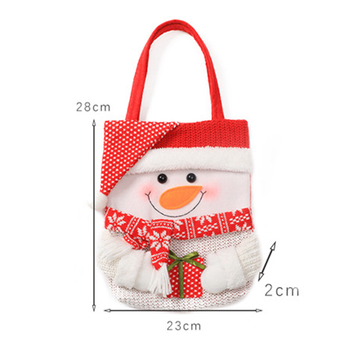 Christmas Knitted Gift Bag 1