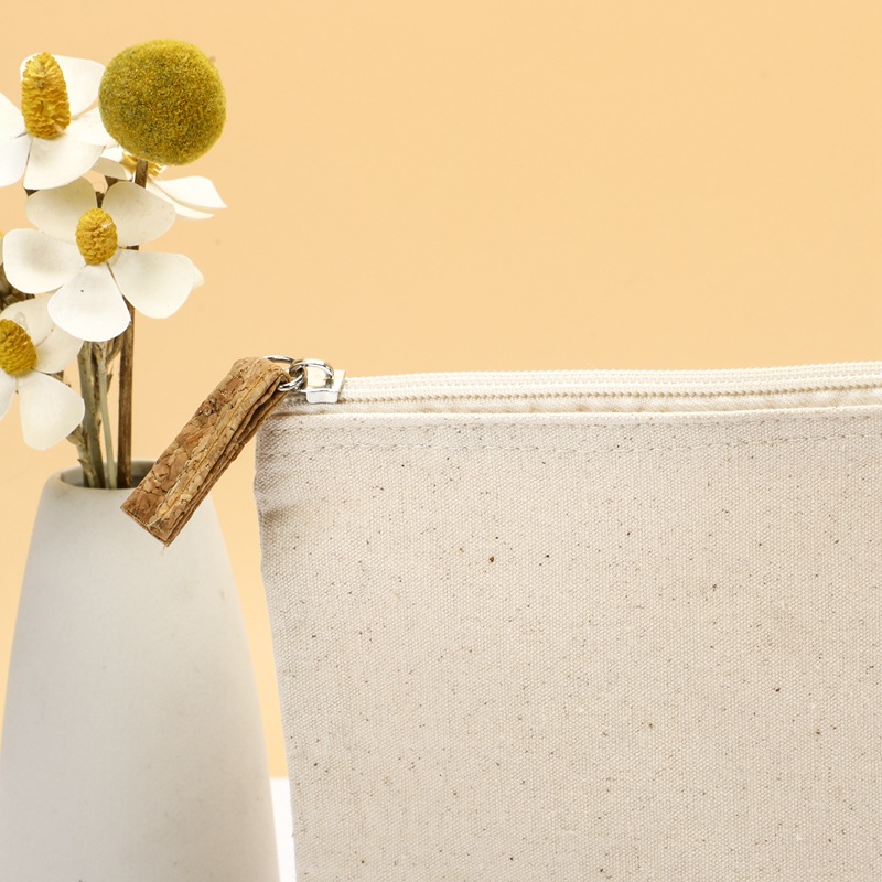 Travel Canvas With Cork Zipper Pouch2