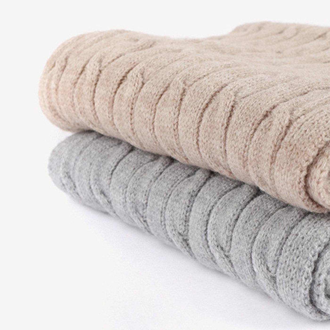 3 Pieces Knitted Hat Gloves Scarf Set 1