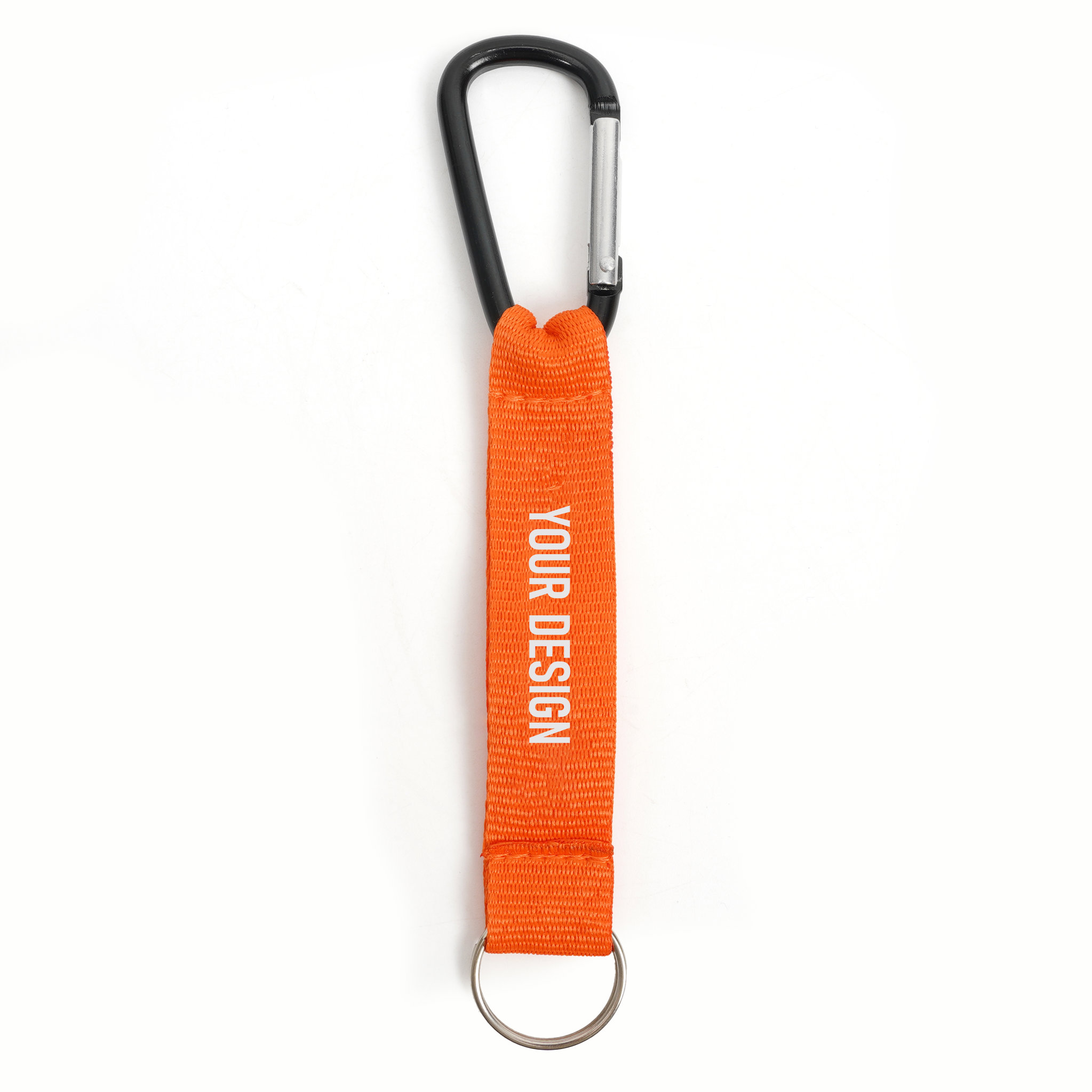 Short Lanyard Keychain With Polyester Strap 