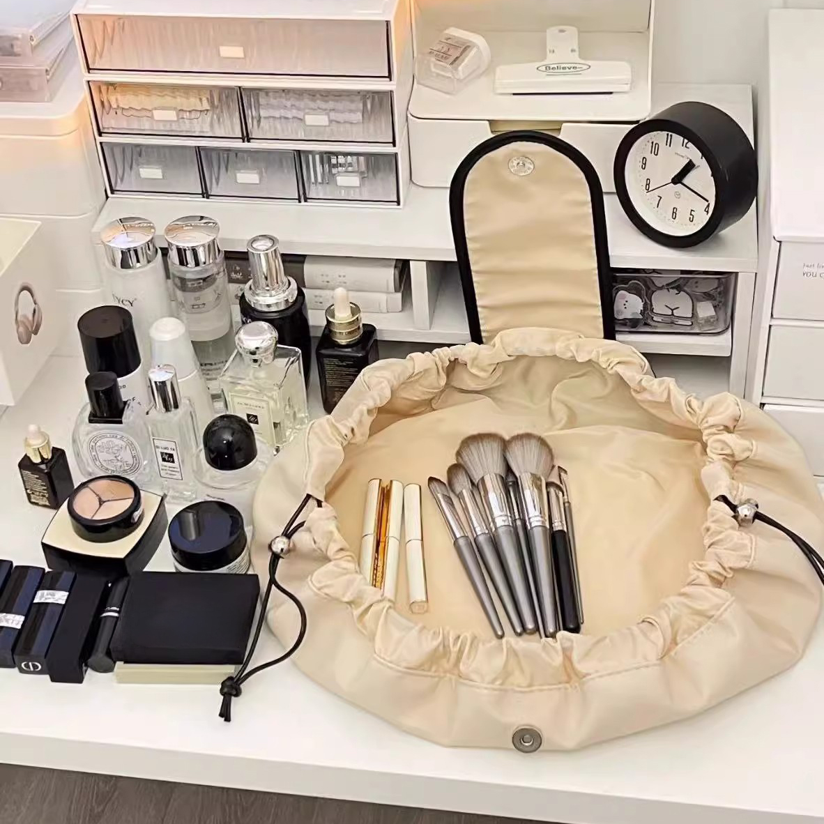 Portable Drawstring Cosmetic Bag2