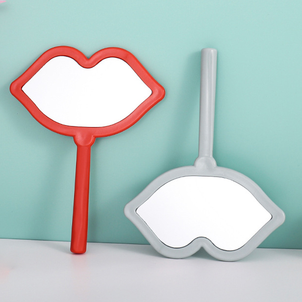  Lip Shaped Hand Mirror 2