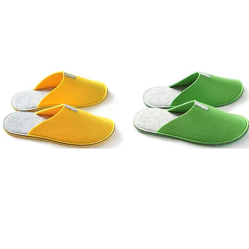  Unisex Soft Felt Slippers2