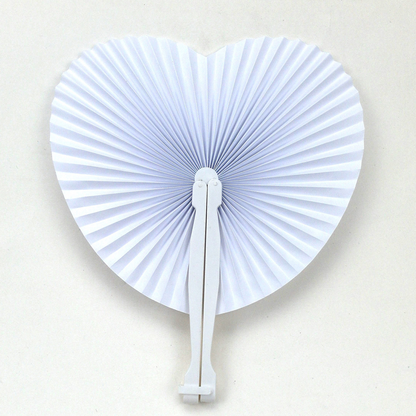 Heart-Shaped Folding Paper Hand Fans2