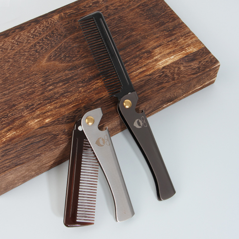 &nbsp;Folding Pocket Beard Comb3