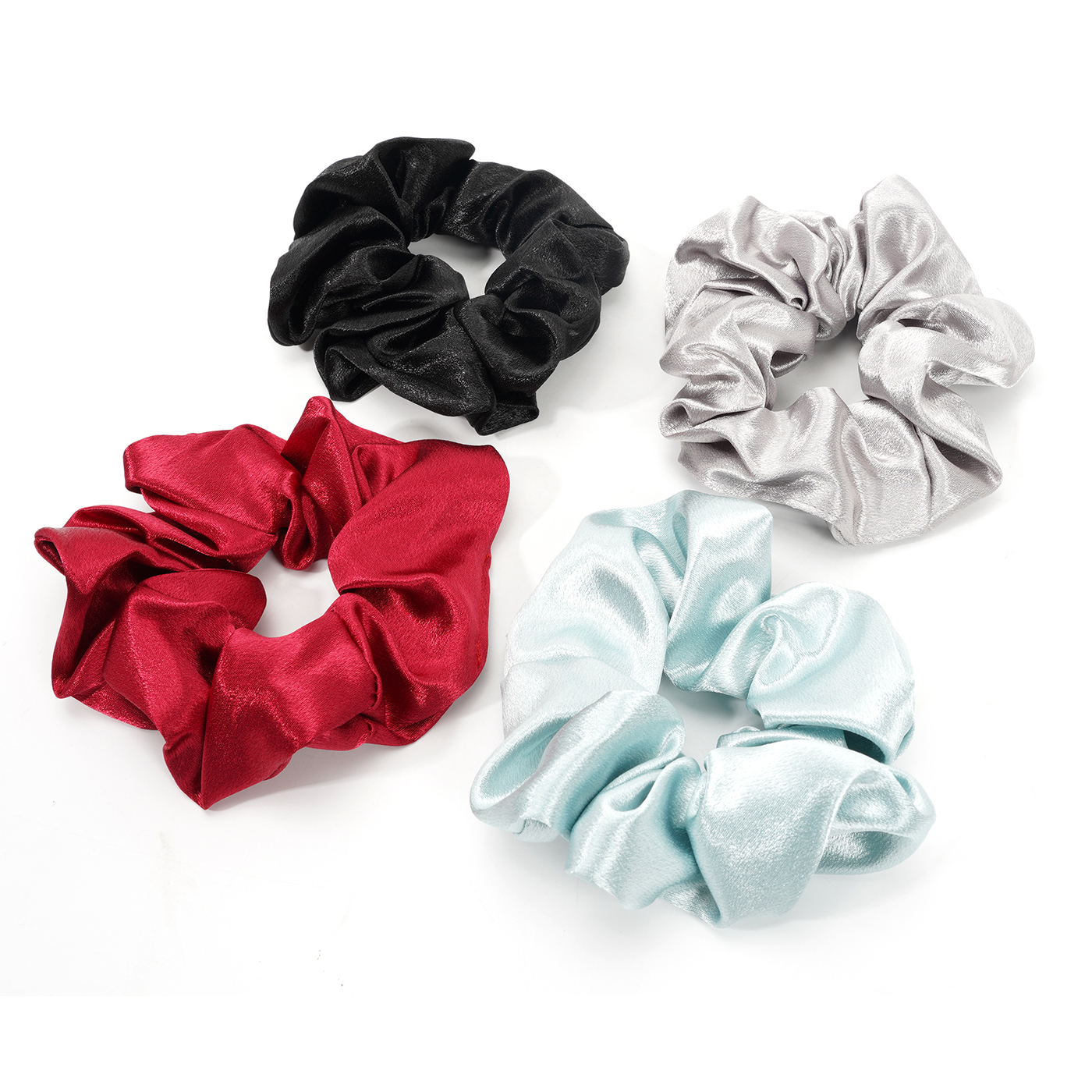Large Polyester Hair Scrunchies 1