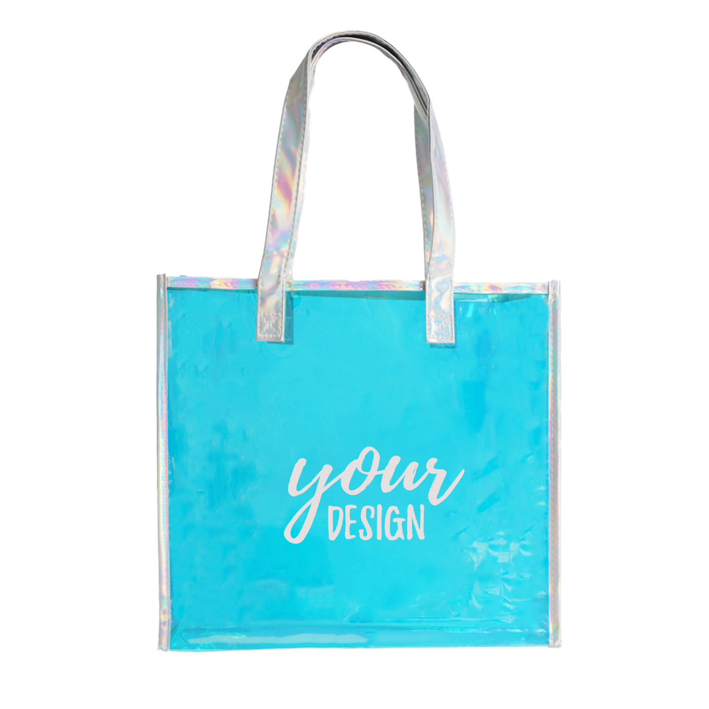 Iridescent Clear Tote Bag