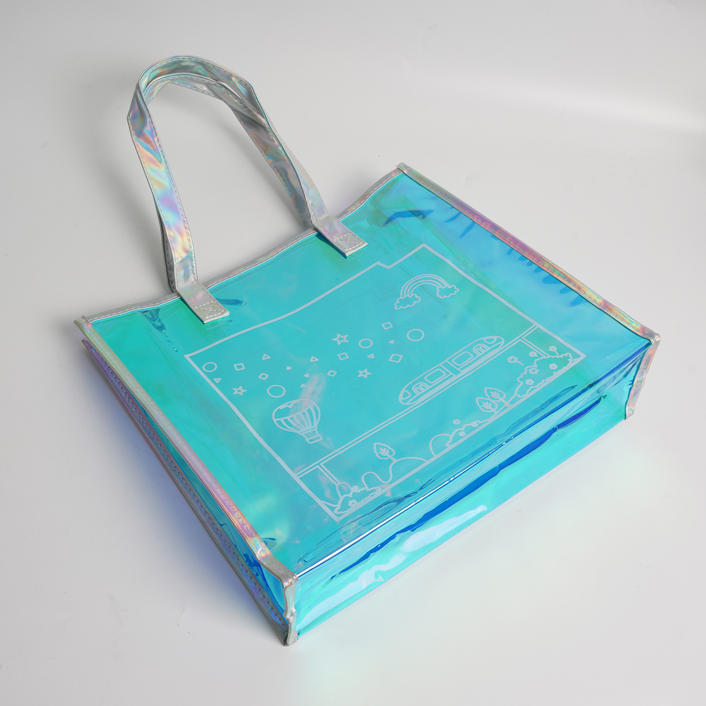 Iridescent Clear Tote Bag2