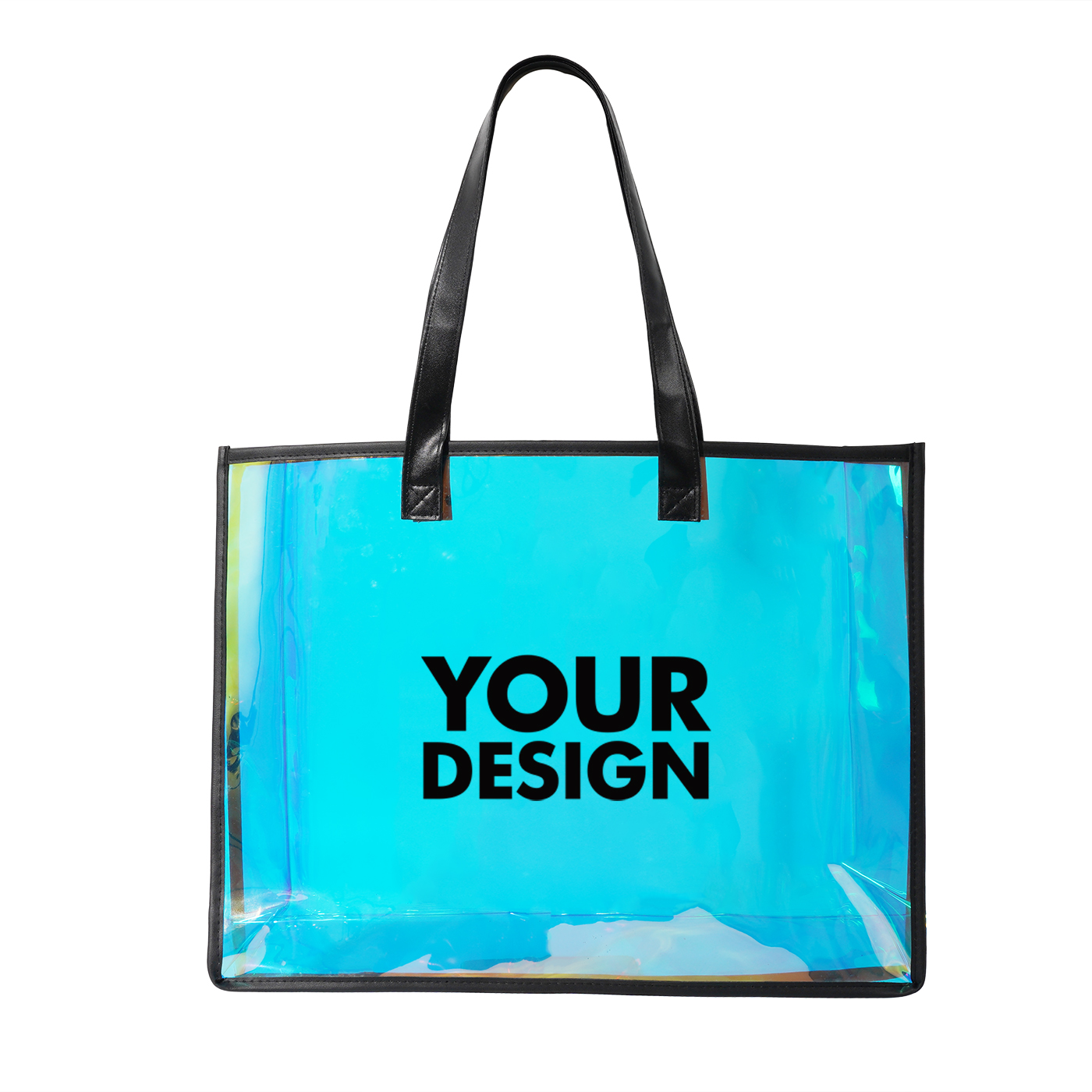 Waterproof Holographic Clear Tote Bag