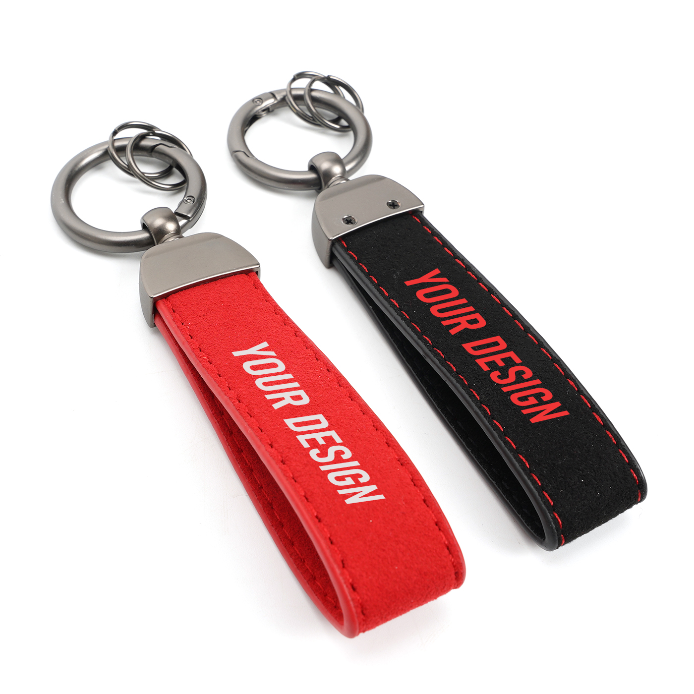 Leather Car Keychain