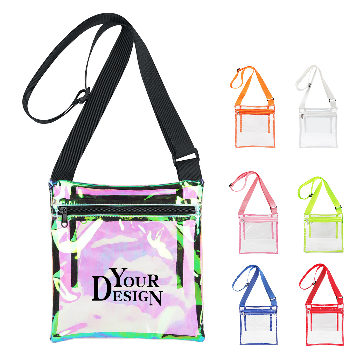 Clear Messenger Bag 