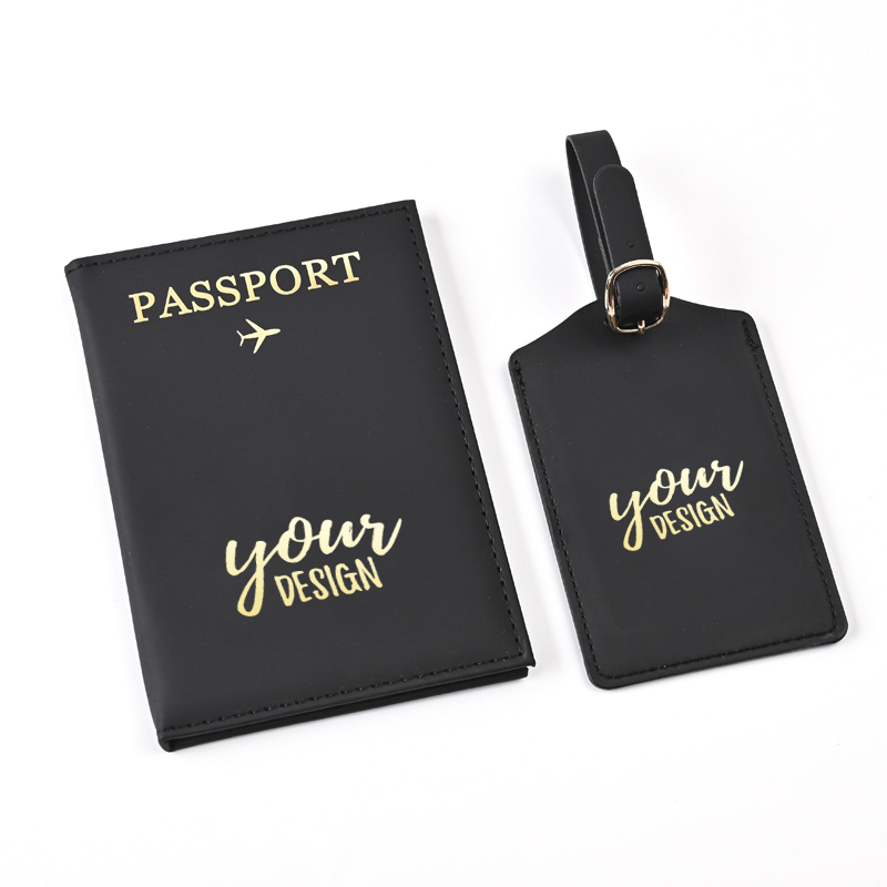 Passport Cover Holder And Luggage Tag Set