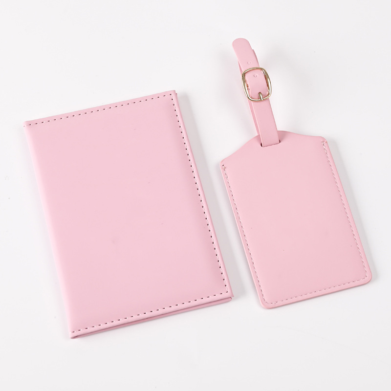 Passport Cover Holder And Luggage Tag Set2