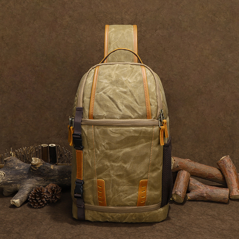 Leather Traveling Camera Backpacks3