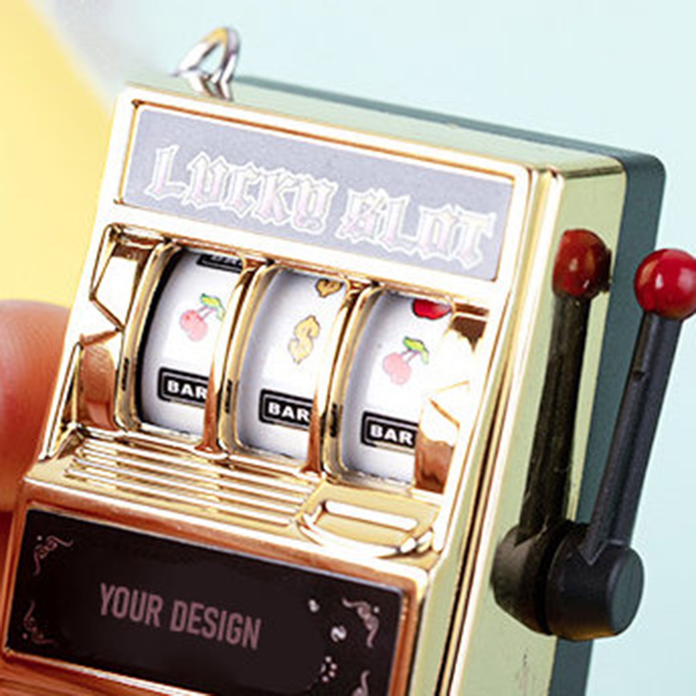 Gambling Slot Machine Keyring 1
