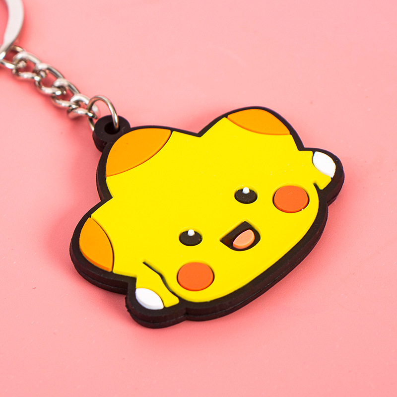 Custom PVC Rubber Keyring1