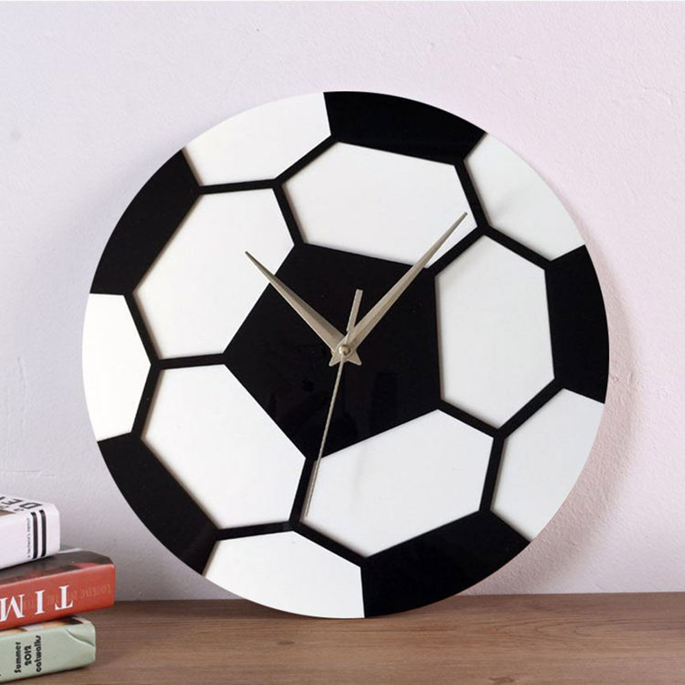 Custom Silent Football Wall Clock1