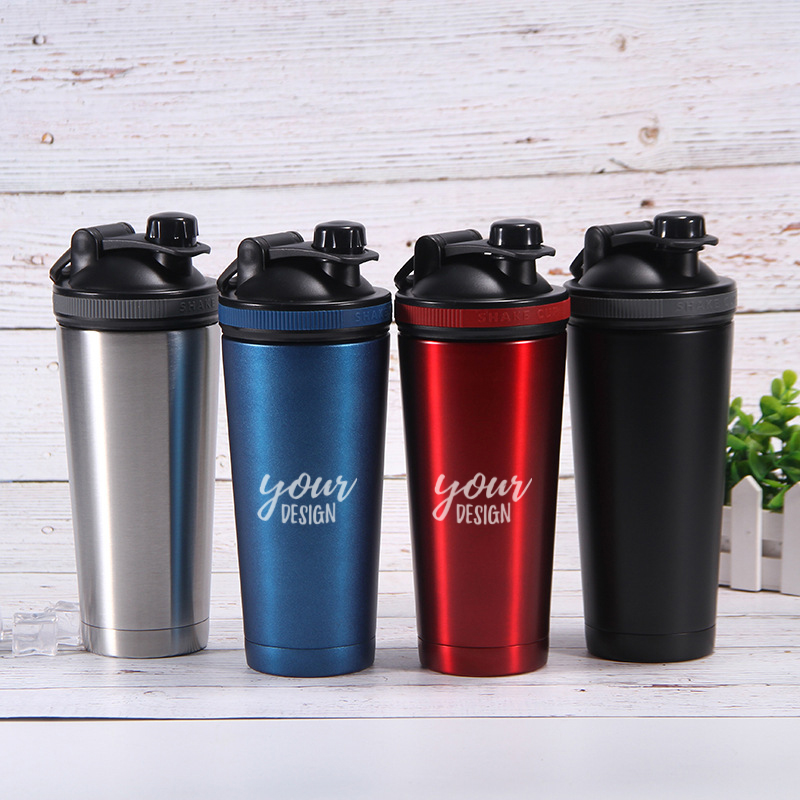 Custom Stainless Steel Protein Shake Bottle1