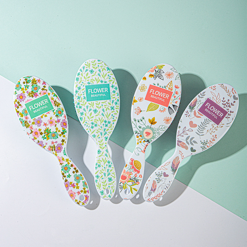 Custom Full-Color Paddle Hairbrush