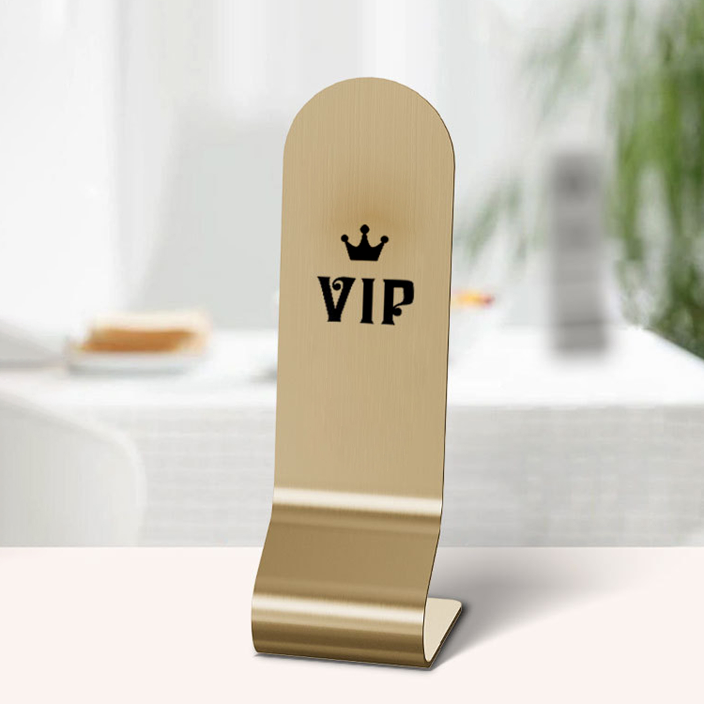 Stainless Steel Table Sign2