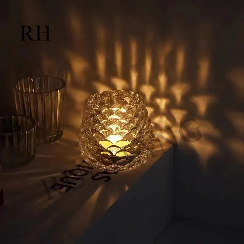 Glass Tea Light Candle Holder2